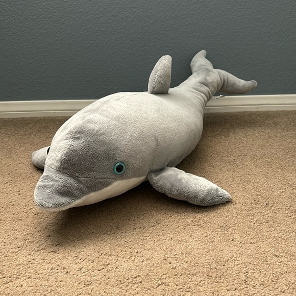 SeaWorld SixFlags Dolphin Plush Stuffed Animal - Picture 1 of 7